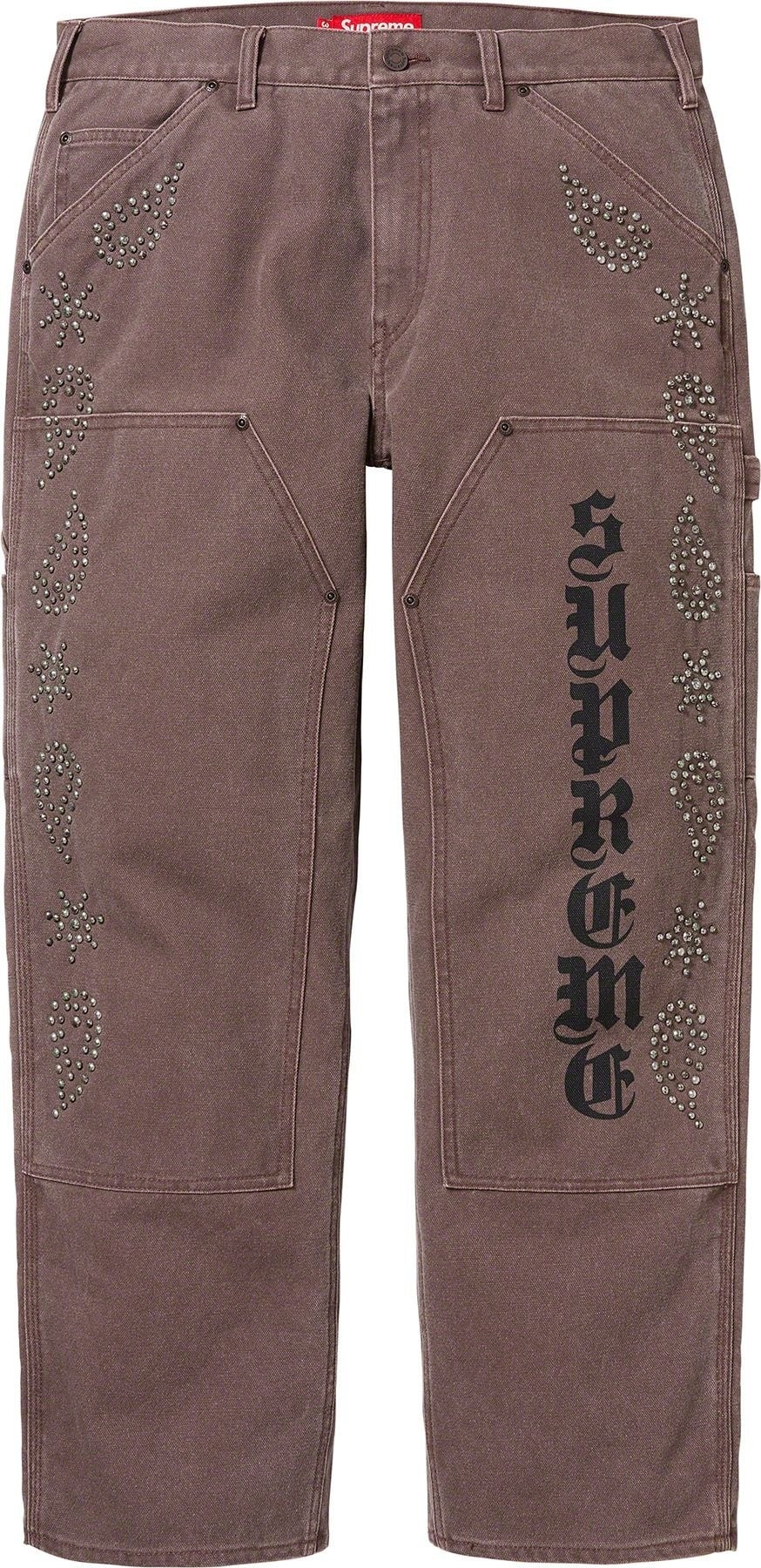 Paisley Studded Double Knee Painter Pant view 9